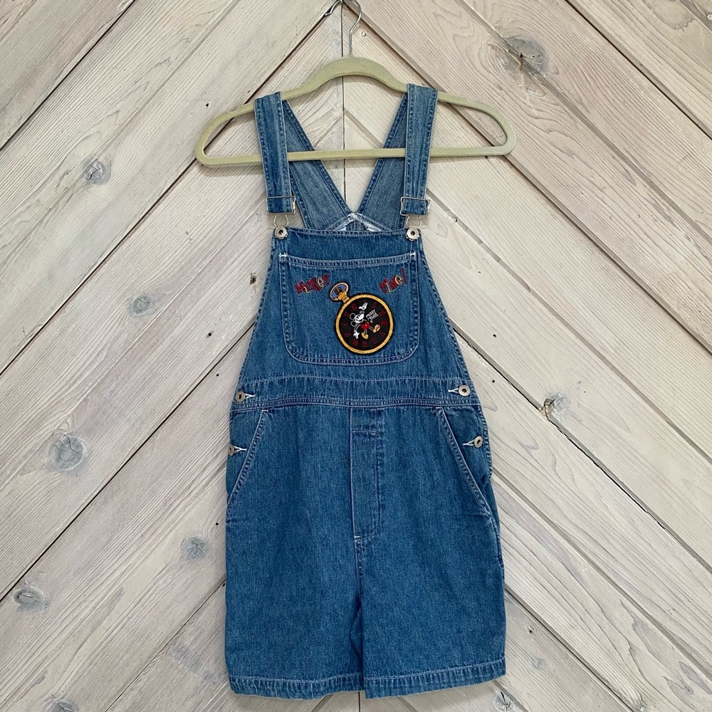 Vintage Mickey & Co Denim Shortalls